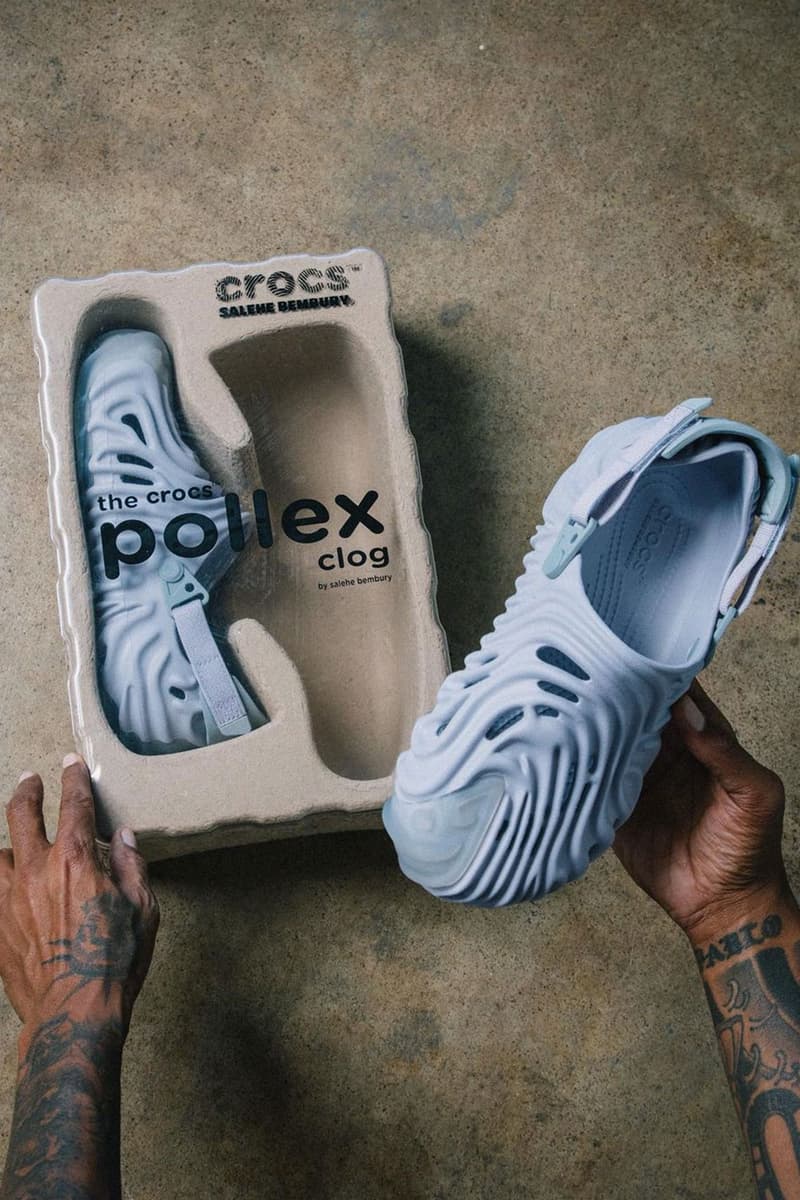 Salehe Bembury 親自曝光 Crocs Pollex Clog 聯乘鞋款「Urchin」全新配色