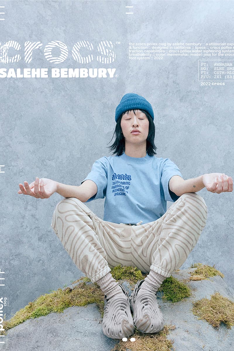 Salehe Bembury x Crocs Pollex Clog 聯乘鞋款發售情報正式發佈