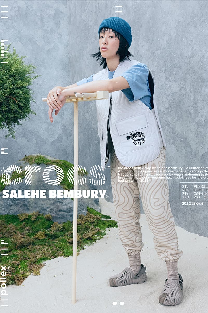 Salehe Bembury x Crocs Pollex Clog 聯乘鞋款發售情報正式發佈