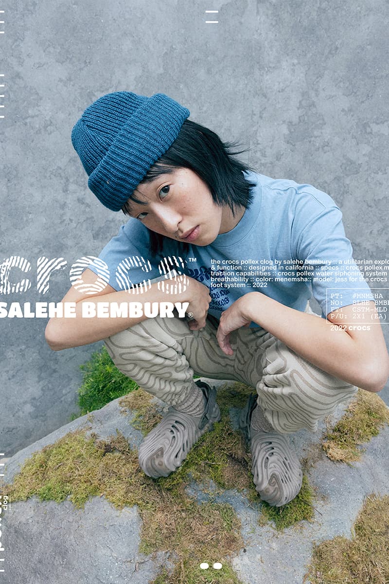 Salehe Bembury x Crocs Pollex Clog 聯乘鞋款發售情報正式發佈