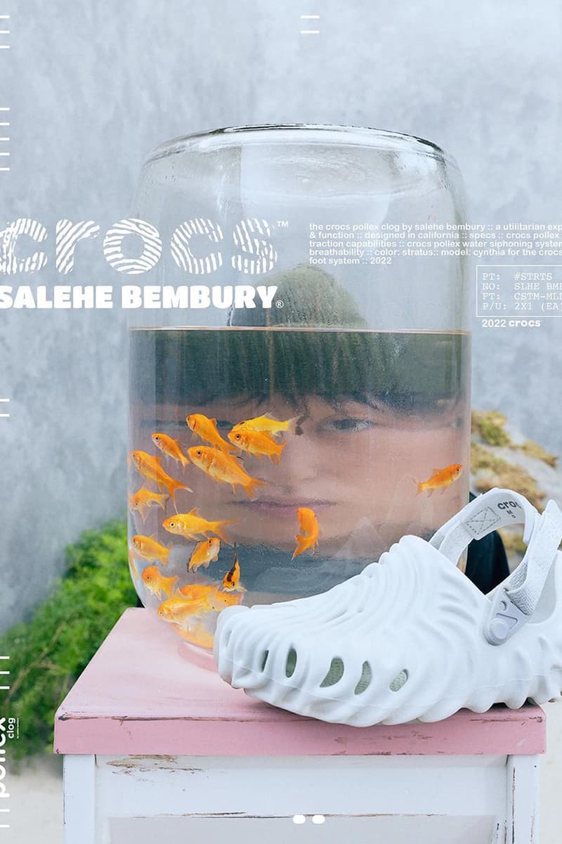Salehe Bembury x Crocs Pollex Clog 聯乘鞋款發售情報正式發佈