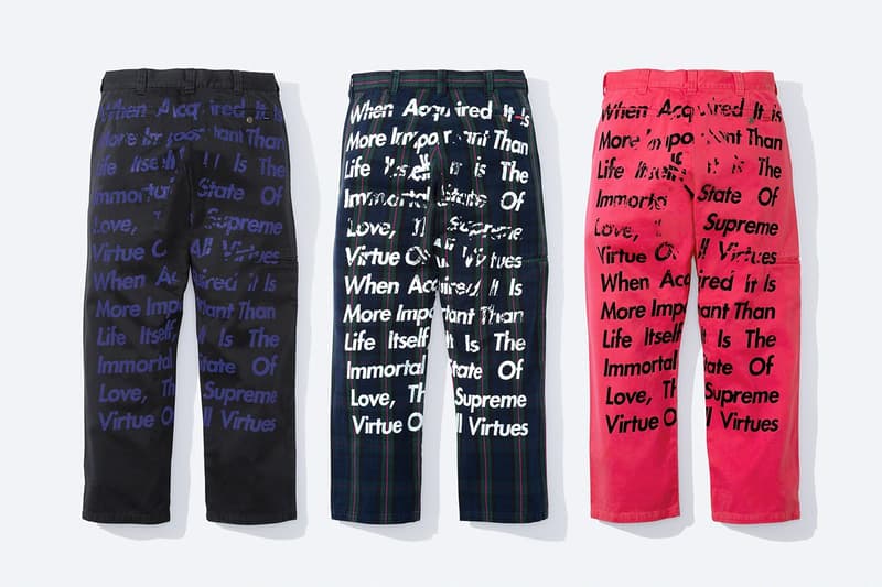 Supreme x JUNYA WATANABE COMME des GARÇONS MAN 2021 秋季联名系列發佈