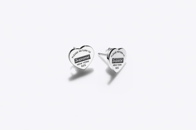 Supreme x Tiffany & Co. 全新 2021 秋季聯乘系列正式登場