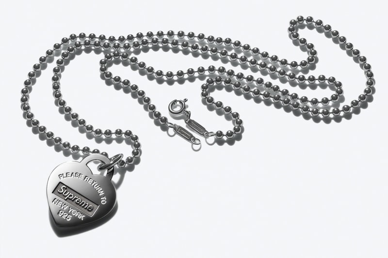 Supreme x Tiffany & Co. 全新 2021 秋季聯乘系列正式登場