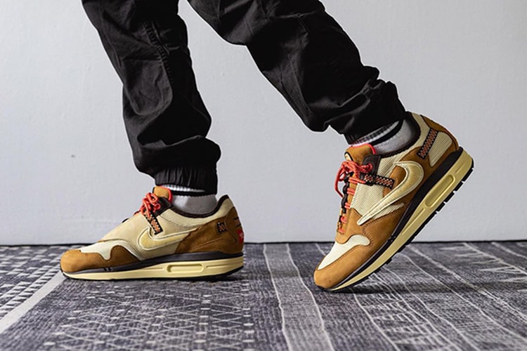 率先預覽 Travis Scott x Nike Air Max 1 全新聯乘淺棕配色