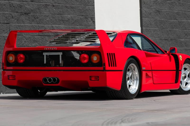 稀有量產末年 Ferrari F40 即將展開拍賣