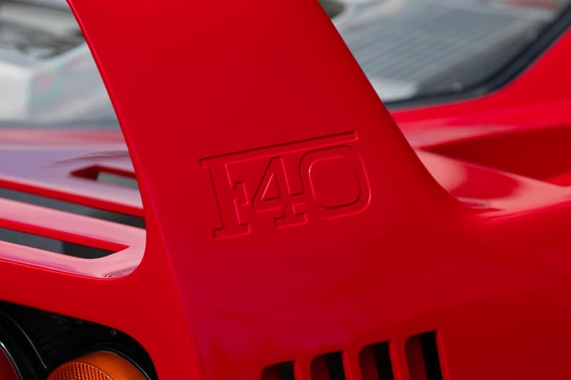 稀有量產末年 Ferrari F40 即將展開拍賣