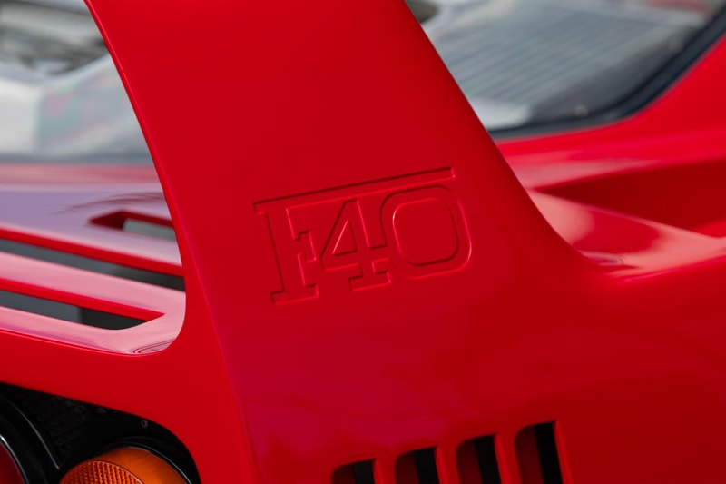稀有量產末年 Ferrari F40 即將展開拍賣
