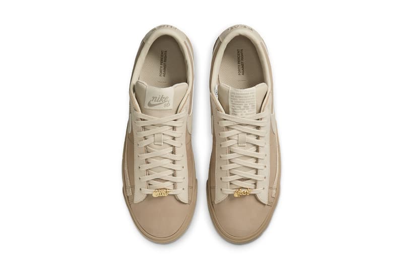FORTY PERCENT AGAINST RIGHTS x Nike SB Blazer Low 最新聯名新色再曝光