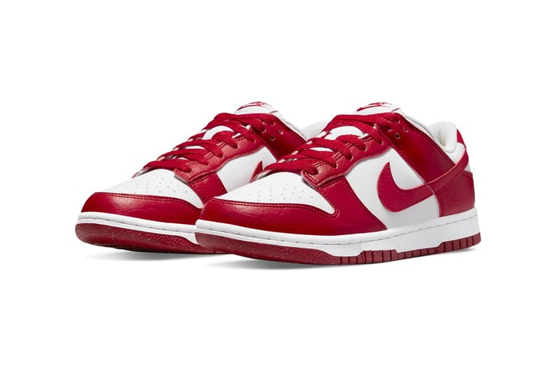 Nike Dunk Low「University Red」配色推出全新永續材質鞋款