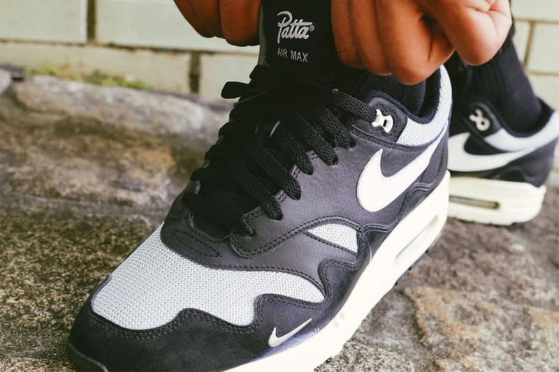 Patta x Nike Air Max 1 最新聯名黑色鞋款發售情報正式公開