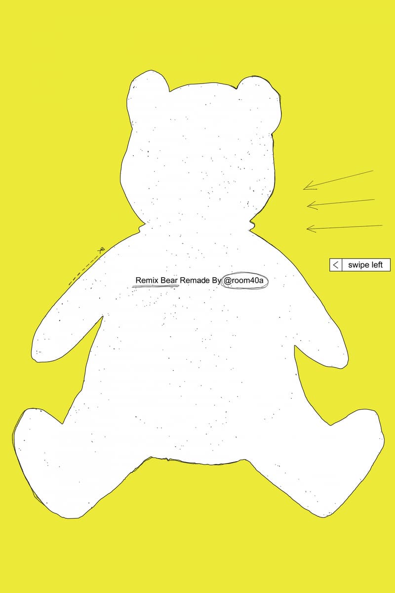 REMIX 攜手 Room40A 打造最新解構玩偶「REMIX BEAR」