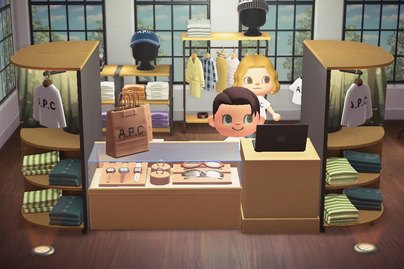 A.P.C. 正式登陆热门游戏《动物森友会》