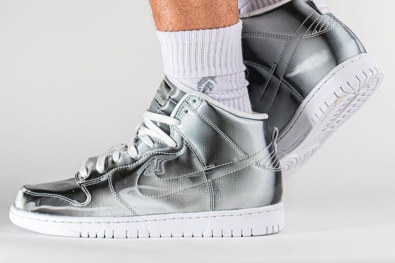 率先預覽 CLOT x Nike Dunk High 金屬配色上腳圖輯