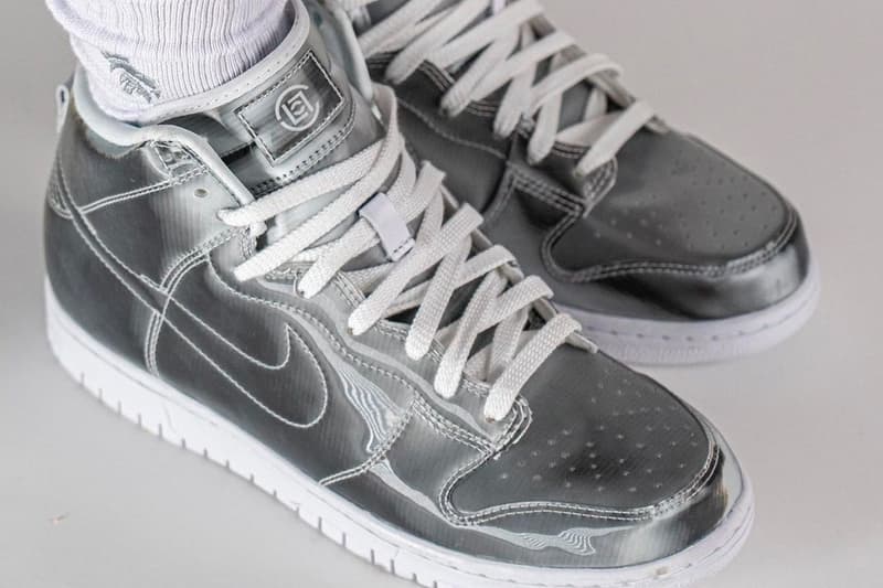 率先預覽 CLOT x Nike Dunk High 金屬配色上腳圖輯