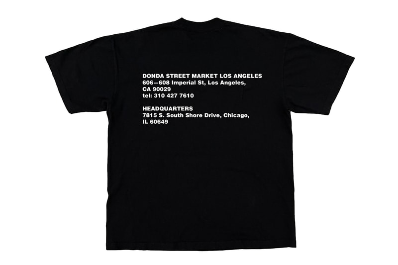 Kanye West 親自展示「DONDA STREET MARKET」T-Shirt 單品