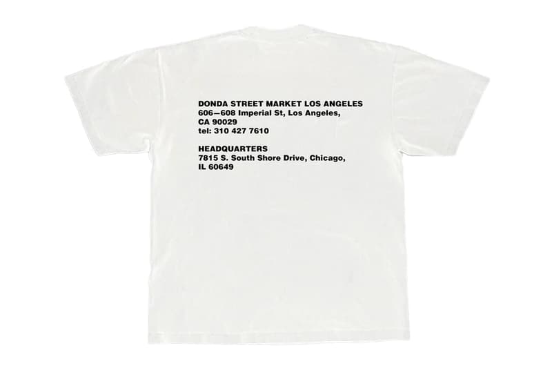 Kanye West 親自展示「DONDA STREET MARKET」T-Shirt 單品