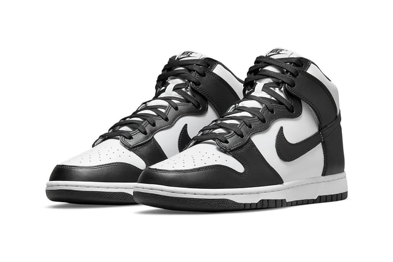 Nike Dunk High 最新黑白配色「White/Black」即將發售