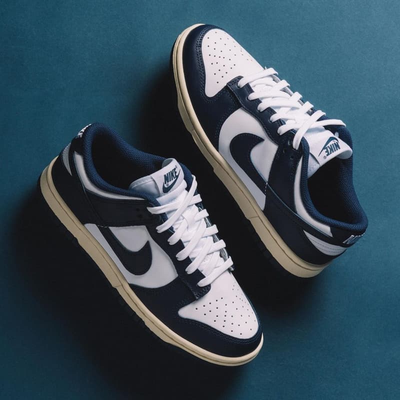 Nike Dunk Low 人氣配色「Vintage Navy」回歸補貨上架
