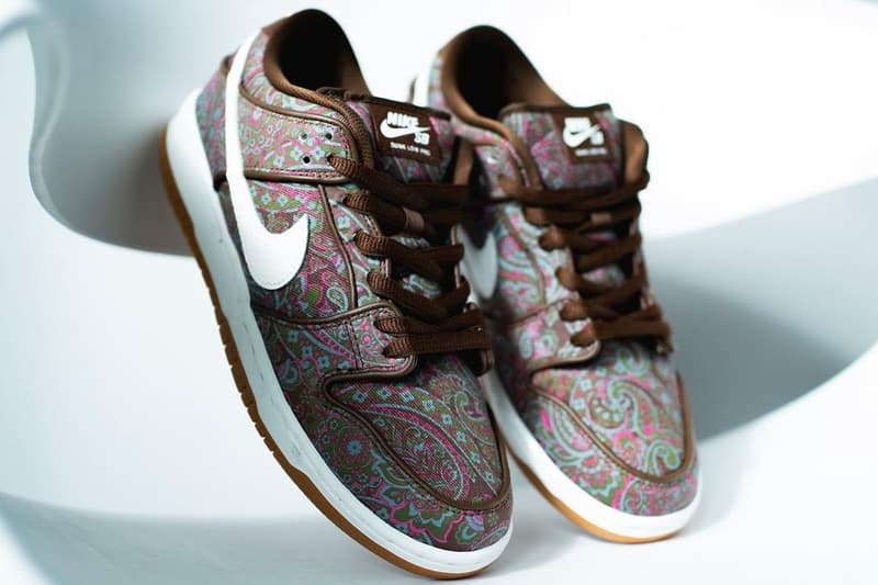 率先預覽 Nike SB Dunk Low「Brown Paisley」全新配色近賞圖輯