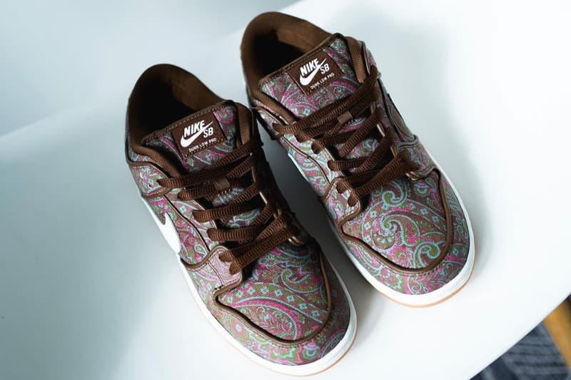 率先預覽 Nike SB Dunk Low「Brown Paisley」全新配色近賞圖輯