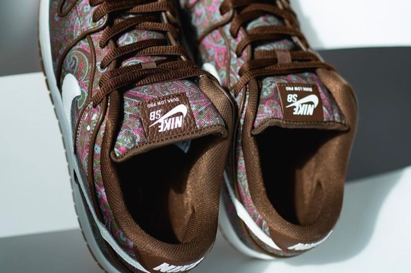 率先預覽 Nike SB Dunk Low「Brown Paisley」全新配色近賞圖輯