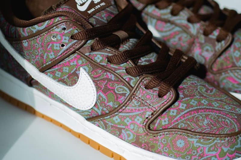 率先預覽 Nike SB Dunk Low「Brown Paisley」全新配色近賞圖輯