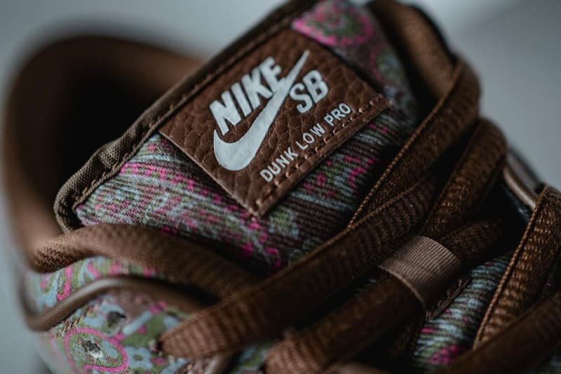 率先預覽 Nike SB Dunk Low「Brown Paisley」全新配色近賞圖輯