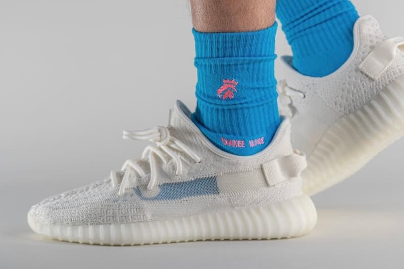 率先上腳 adidas YEEZY BOOST 350 V2 最新全白鞋款「Pure Oat」