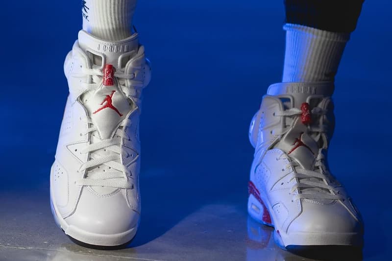 率先上腳 Air Jordan 6 最新配色「Red Oreo」