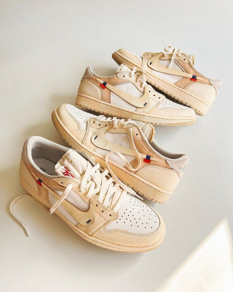 LeBron James 展示 Off-White™ x Air Jordan 1 Low「GOAT LOWS」專屬定製鞋款