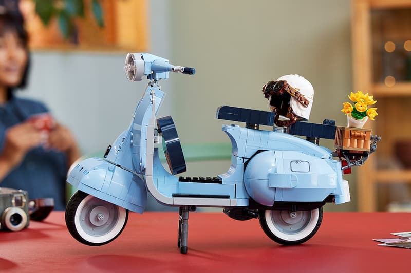 LEGO 推出全新 Vespa Piaggio 125 經典車款積木模型