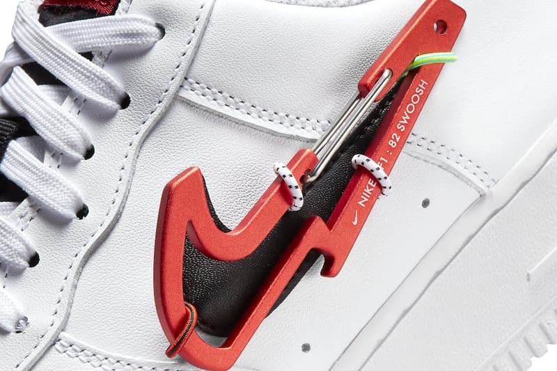 率先近賞 Nike Air Force 1 Low 最新「Carabiner Swoosh」系列官方圖輯