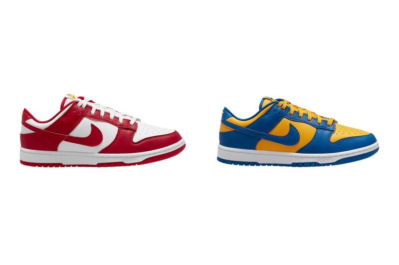 Nike Dunk Low 最新配色「Gym Red」與「Blue/Yellow」率先亮相
