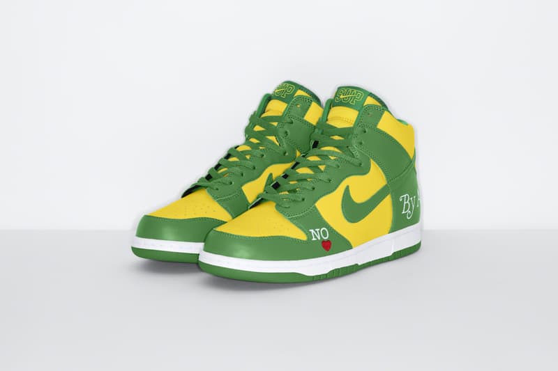 Supreme x Nike SB Dunk High 聯名系列鞋款正式登場