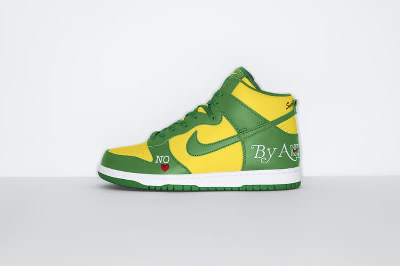 Supreme x Nike SB Dunk High 聯名系列鞋款正式登場