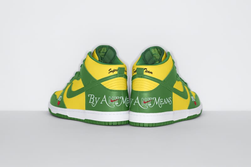 Supreme x Nike SB Dunk High 聯名系列鞋款正式登場