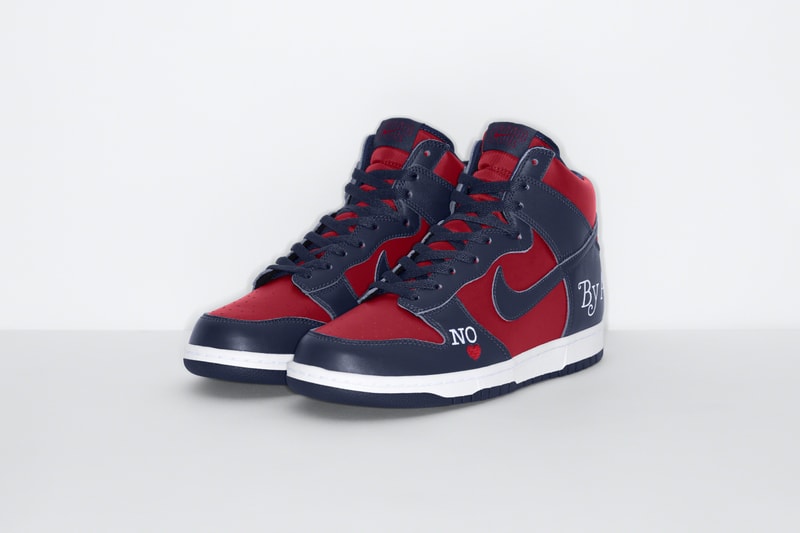 Supreme x Nike SB Dunk High 聯名系列鞋款正式登場