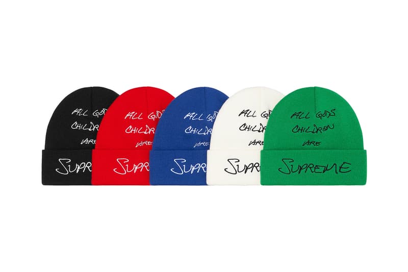 Supreme 2022 春夏帽款、包款與配件系列
