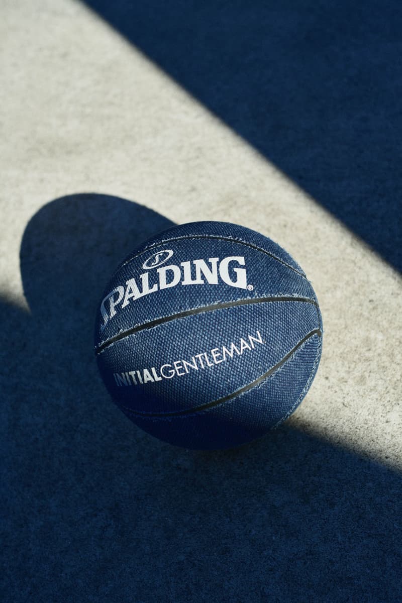 Spalding x initial Gentleman 春季蓝染剑道布篮球别注系列登场