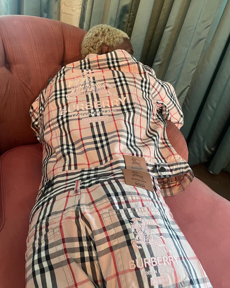 A$AP Nast 率先曝光 Supreme x Burberry 2022 最新春夏聯名系列單品