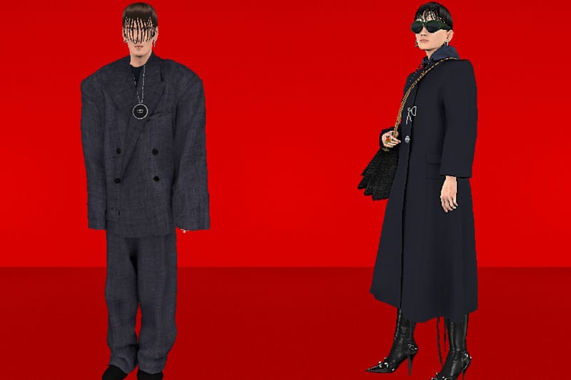 Balenciaga 攜手 Claudia Maté 打造最新 2022 春夏系列虛擬形象大片