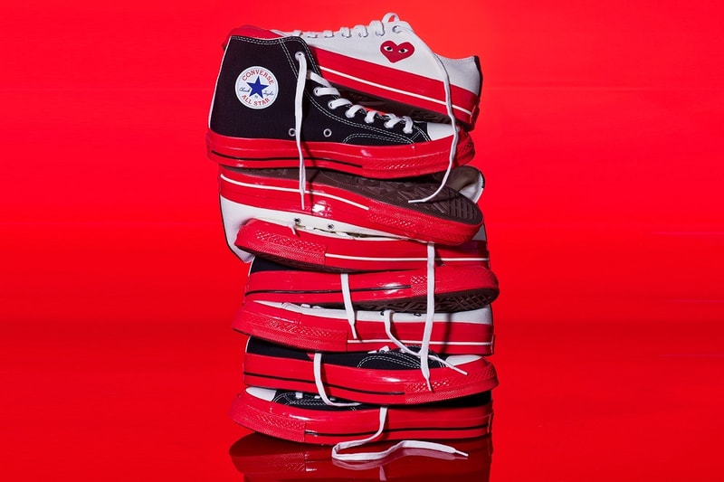 COMME des GARÇONS PLAY x Converse Chuck 70 最新回聯名系列登場