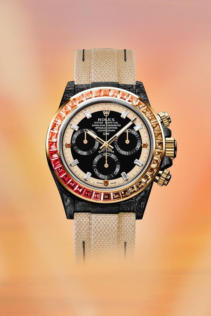 DiW 打造 Rolex Daytona 全新定製錶款「Rainbow Sunray」