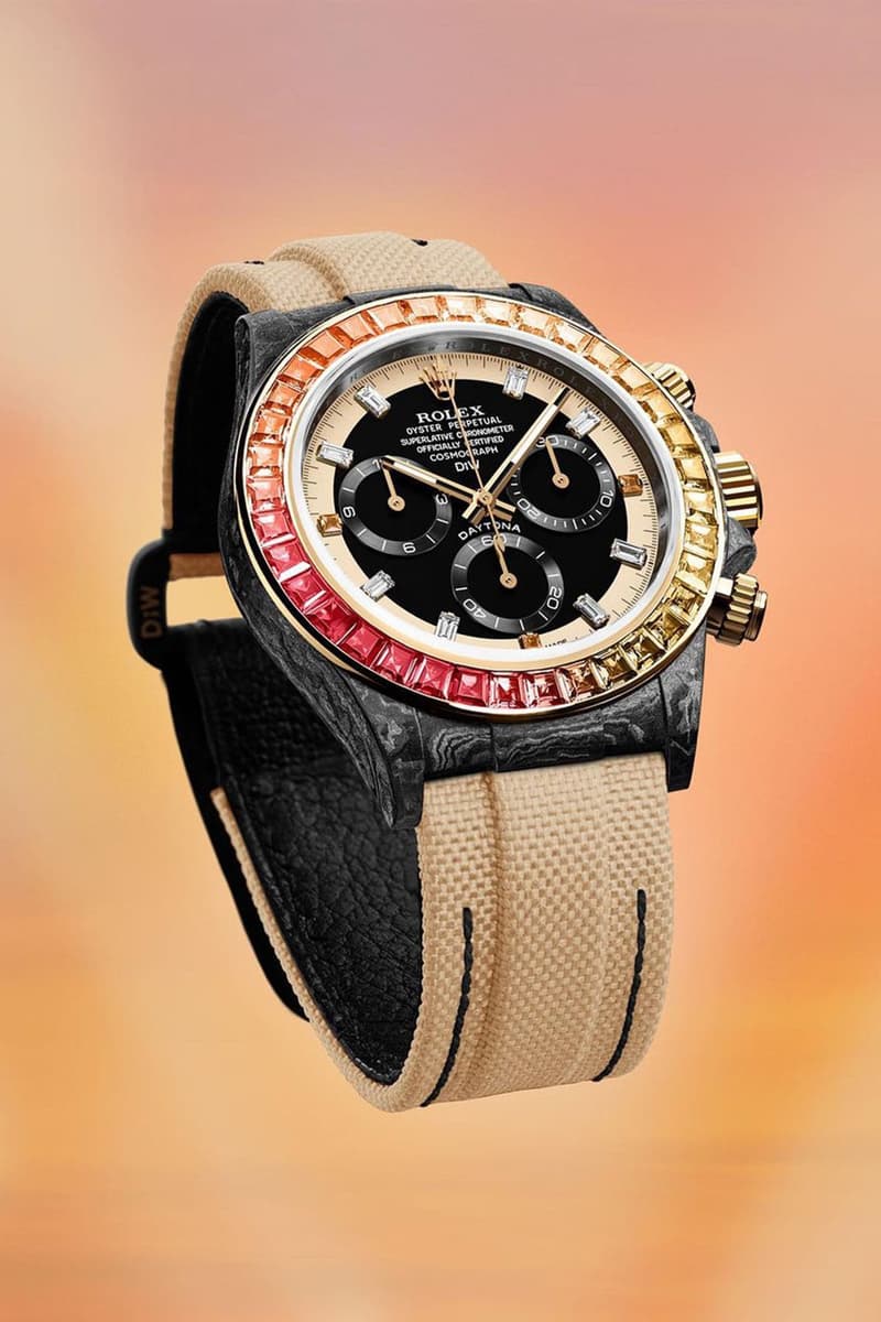 DiW 打造 Rolex Daytona 全新定製錶款「Rainbow Sunray」