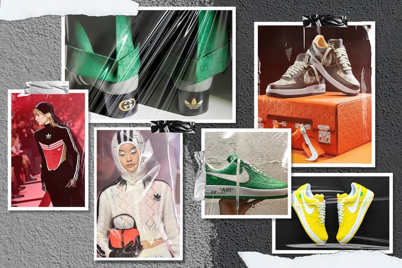 多角度对比 Gucci x adidas 与 Louis Vuitton x Nike｜时装屋与运动品牌联名新纪元