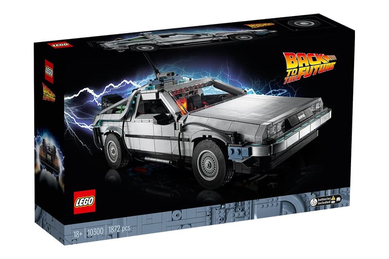 LEGO 實體化《Back To The Future》經典 DeLorean 車款積木模型