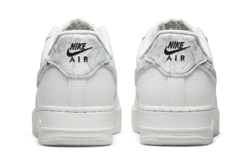 Nike Air Force 1 最新配色「White Paisley」發佈