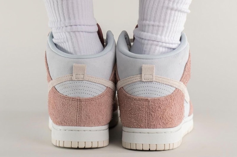 率先近賞 Nike Dunk High 最新乾燥玫瑰色「Fossil Rose」上腳圖輯