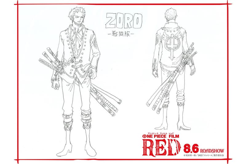 《海贼王 ONE PIECE》最新劇場版《ONE PIECE FILM RED》角色造型正式公開